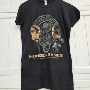 Hunger Games babydoll tee NEW